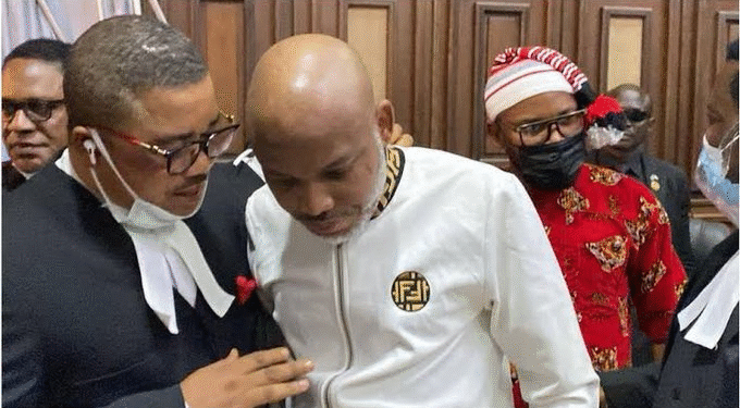 NIGERIA: Nnamdi Kanu Lists Ex-AGF Malami Among 23 Witnesses in Terrorism Trial