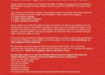 Nigerian Government Releases ₦32.9bn to Strengthen Primary Health Centres Nationwide