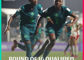 Nigeria’s Flamingos Cruise Into Round of 16 After 4-0 Win Over Samoa