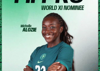 Super Falcons’ Michelle Alozie Nominated For 2025 FIFPRO World XI