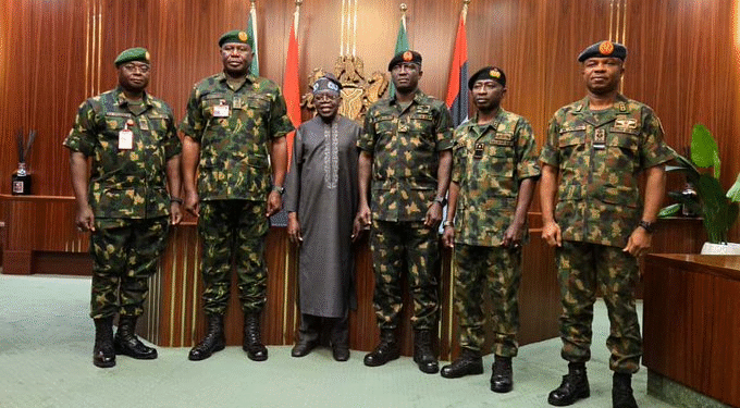 NIGERIA : President Tinubu Seeks Senate Approval For Newly Appointed Service Chiefs