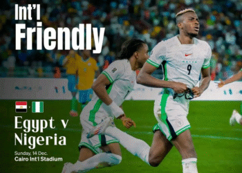 Super Eagles of Nigeria to Face Egypt in Pre-AFCON 2025 Friendly in Cairo