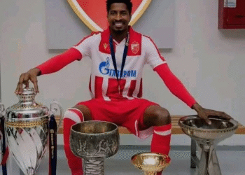 NIGERIA: Super Eagles Forward Peter Olayinka Parts Ways With Red Star Belgrade