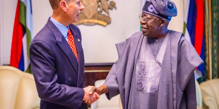 Duke of Edinburgh Meets Nigeria’s President Tinubu in Abuja