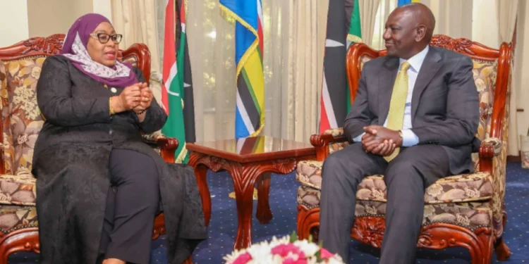 Kenya’s President Ruto Congratulates Tanzanian President Samia Suluhu Hassan on Re-Election