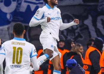 Gabon’s Aubameyang Brace Fires Marseille to Comeback Win Over Newcastle in Champions League