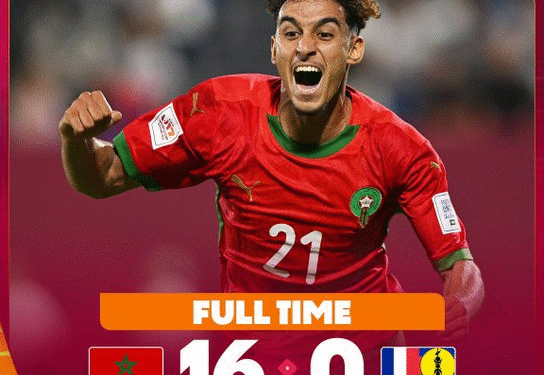 Morocco Crush New Caledonia 16-0 at U-17 World Cup