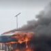 Nigeria: (VIDEO) Panic on Third Mainland Bridge as BRT Bus Bursts into Flames