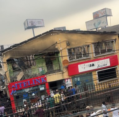 NIGERIA: Fire Destroys Goods Worth Millions in Lagos Computer Village