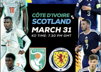 Scotland to Face Ivory Coast in World Cup Warm-up at Everton