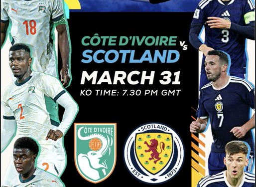 Scotland to Face Ivory Coast in World Cup Warm-up at Everton