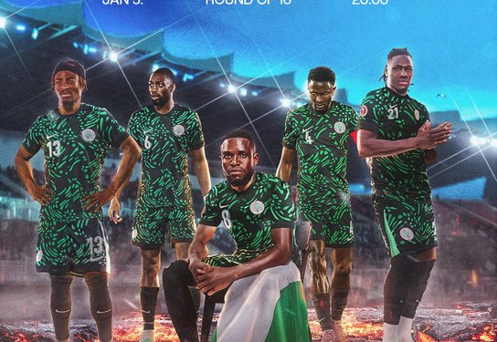 Super Eagles of Nigeria Face Mozambique in AFCON Round of 16