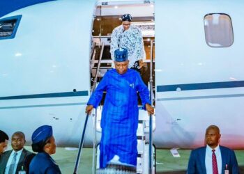 Nigeria’s Vice President Shettima Returns to Abuja after AU Summit in Addis Ababa