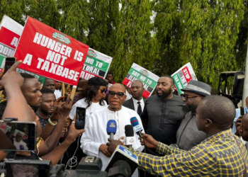 NIGERIA: Amaechi Joins Abuja Protest Against Senate’s Rejection of E-Transmission