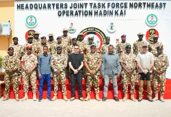 NIGERIA : UK- Based Media Channel Visits Operation Hadin Kai , Hails Operational Success in North-East
