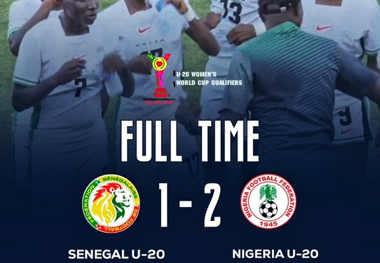 Falconets of Nigeria Beat Senegal to Reach Final Round of U-20 World Cup Qualifiers