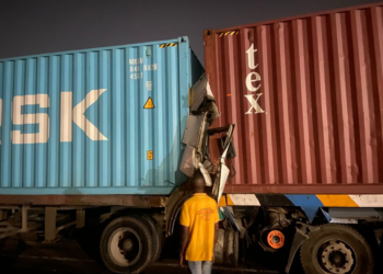 NIGERIA: Two Killed in Lagos Oshodi–Apapa Expressway Container Truck Collision