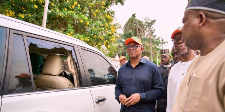 Nigeria: Armed Thugs Attack Peter Obi, ADC Leaders in Edo, Vehicles Damaged