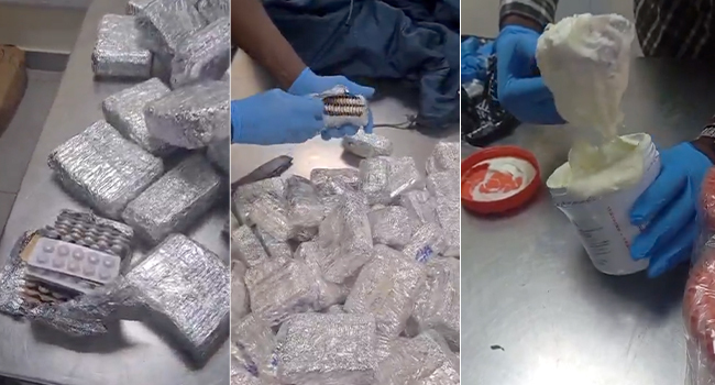 NDLEA Foils Drug Trafficking Attempts, Seizes Opioids Hidden in Cream and Jackets at Lagos Airport