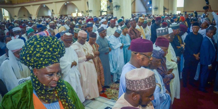 President Tinubu, Atiku, Obi Lead Dignitaries at El-Rufai’s Mother’s Funeral in Abuja