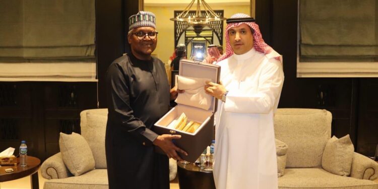Dangote, Saudi Envoy Explore Investment Opportunities in Energy, Infrastructure