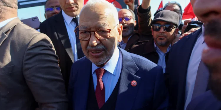 Tunisia’s Jailed Opposition Leader Ghannouchi Hospitalized After Health Declines
