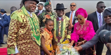 President Tinubu Arrives Bayelsa State to Commission Key Infrastructure Projects