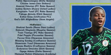 Flamingos  of Nigeria Release 36-Player Squad For U-17 World Cup Qualifier