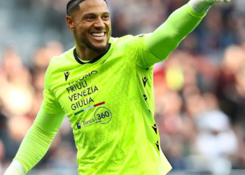 NIGERIA  Okoye Shines as Udinese Thrash AC Milan, Sets Serie A Clean Sheet Record