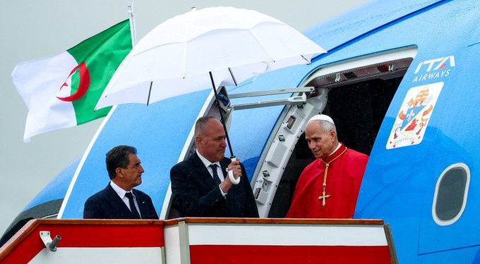 Pope Leo XIV Lands in Algeria For Historic Visit, Begins Africa Tour