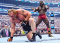 NIGERIA: Oba Femi Stuns Brock Lesnar in WrestleMania Debut Victory