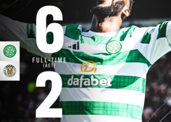 NIGERIA: Iheanacho’s Brace Fires Celtic Into Scottish Cup Final in 6–2 Win Over St Mirren
