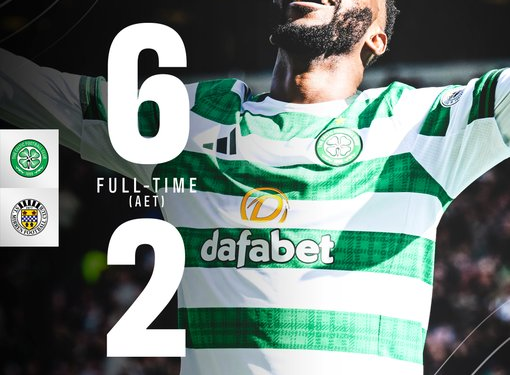 NIGERIA: Iheanacho’s Brace Fires Celtic Into Scottish Cup Final in 6–2 Win Over St Mirren