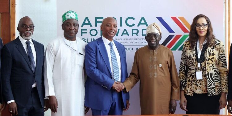 President Tinubu Meets CAF President Motsepe in Nairobi to Discuss Football and Private Sector Partnerships