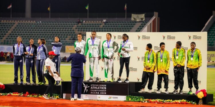 Nigeria Women Break 4 X 100m Championship Record in Ghana