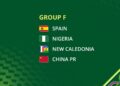 Falconets of Nigeria Draw Spain, China in U-20 Women’s World Cup