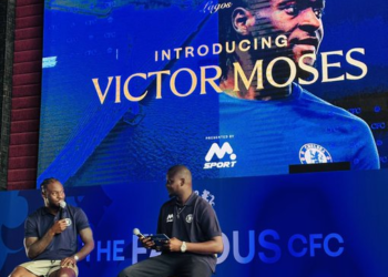 NIGERIA: Ex- Super Eagles, Victor Moses Meets Chelsea Fans at Lagos Engagement Event