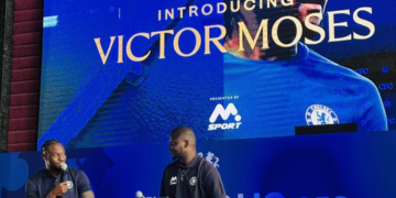 NIGERIA: Ex- Super Eagles, Victor Moses Meets Chelsea Fans at Lagos Engagement Event