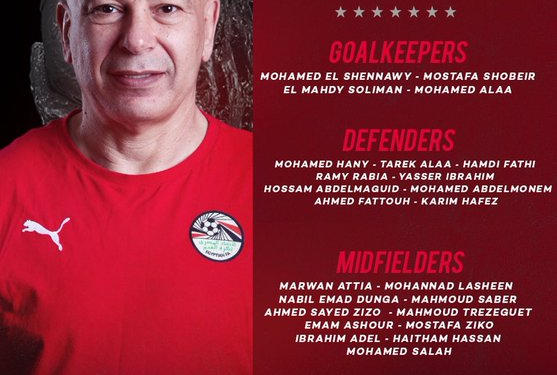 Mohammed Salah Leads Egypt’s Squad For 2026 FIFA World Cup