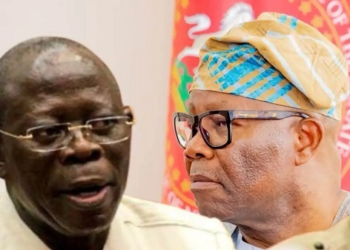 NIGERIA: Akpabio, Oshiomhole Clash Over Senate Rules as Plenary Briefly Disrupted