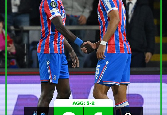 UECL : Ismaila Sarr Scores as Crystal Palace Reach First-Ever European Final