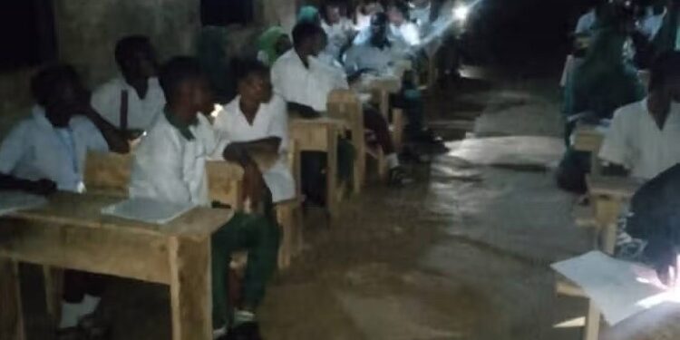WAEC Chaos: Students Write Exams by Torchlight After 7-Hour Delay in Southwest