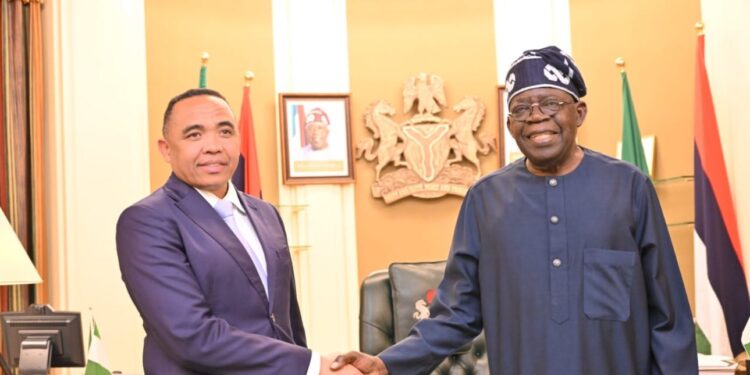 Nigeria’s President Tinubu Hosts Madagascar’s President Randrianirina at Aso Rock for Bilateral Talks