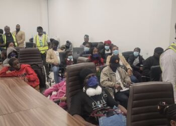 BREAKING: (VIDEO) 66 Nigerians Return Home as Second Evacuation Flight Lands in Lagos