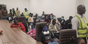BREAKING: (VIDEO) 66 Nigerians Return Home as Second Evacuation Flight Lands in Lagos