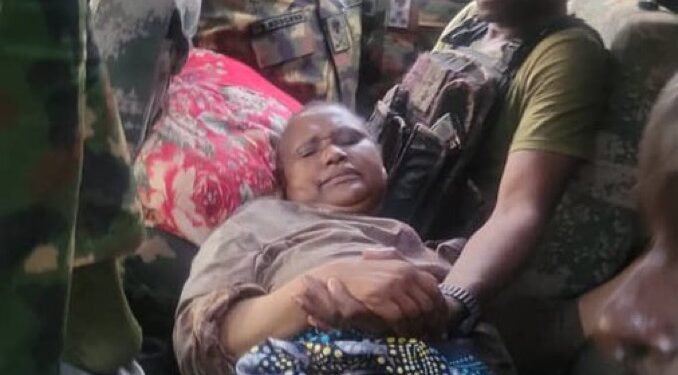 Nigerian Army Rescues Widow Of Late General Rabe Abubakar After Bandit Attack