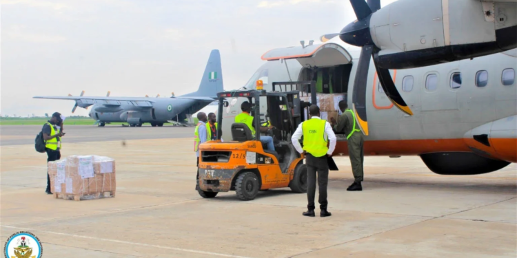 Nigerian Air Force Delivers Election Materials Ahead of Ekiti State Elections