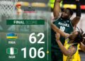 BASKETBALL: Nigeria Crush Rwanda to Advance in FIBA World Cup Qualifiers