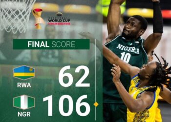 BASKETBALL: Nigeria Crush Rwanda to Advance in FIBA World Cup Qualifiers