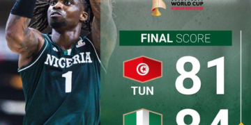 D’Tigers of Nigeria Defeat Tunisia 84-81 in FIBA World Cup Qualifiers